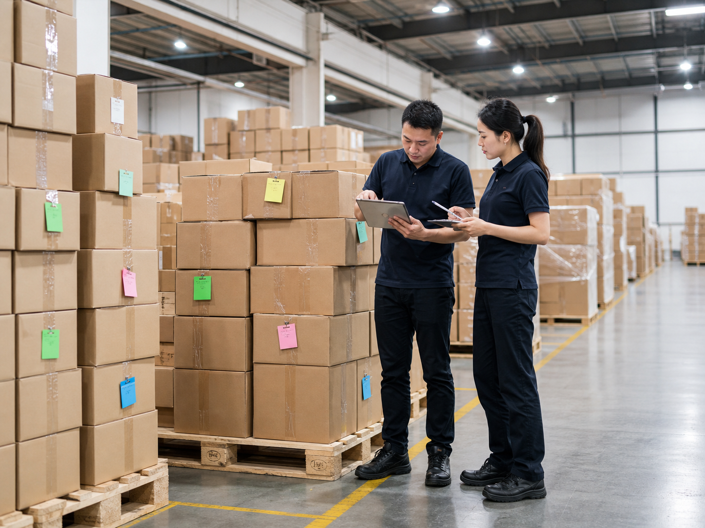Multi-supplier toy cartons prepared for consolidation